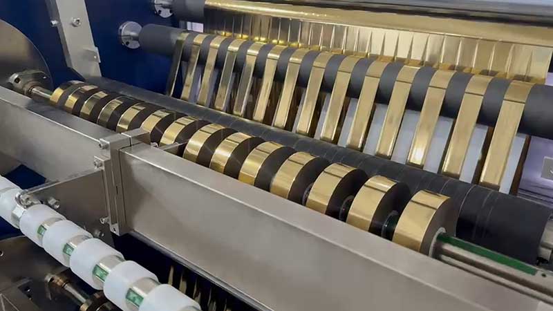 Precise slitting solutions for hot stamping foil slitting machines